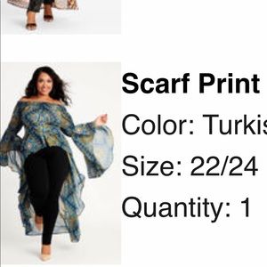 Ashley Stewart duster. Size 22/24